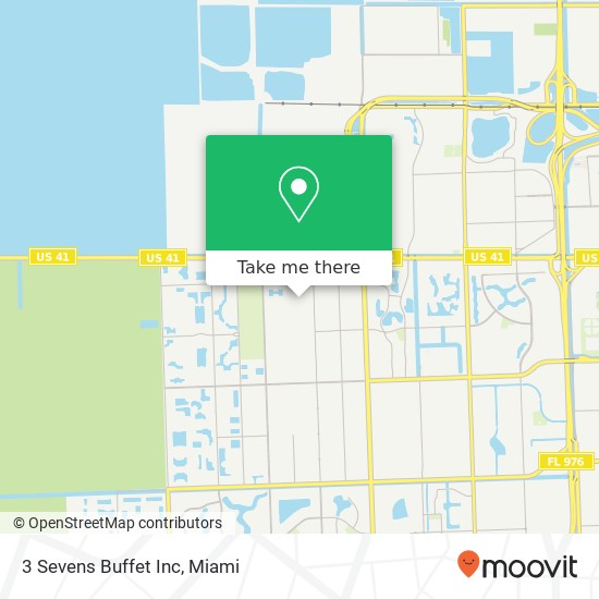 3 Sevens Buffet Inc map