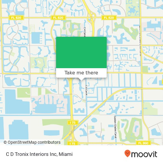 Mapa de C D Tronix Interiors Inc