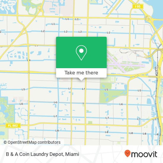 Mapa de B & A Coin Laundry Depot