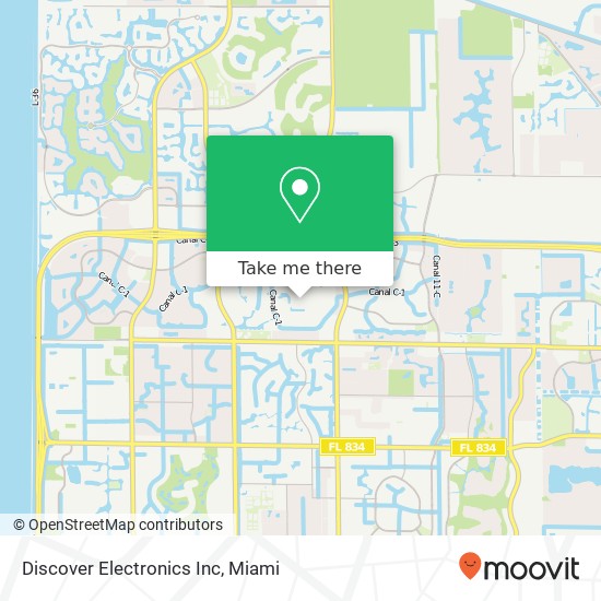 Discover Electronics Inc map