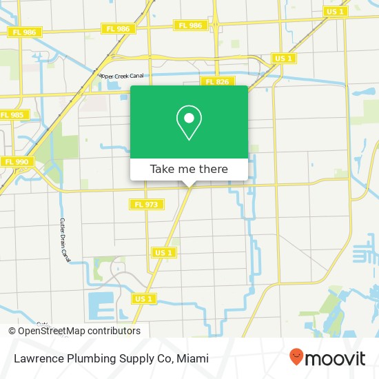 Lawrence Plumbing Supply Co map