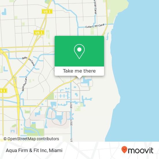 Aqua Firm & Fit Inc map