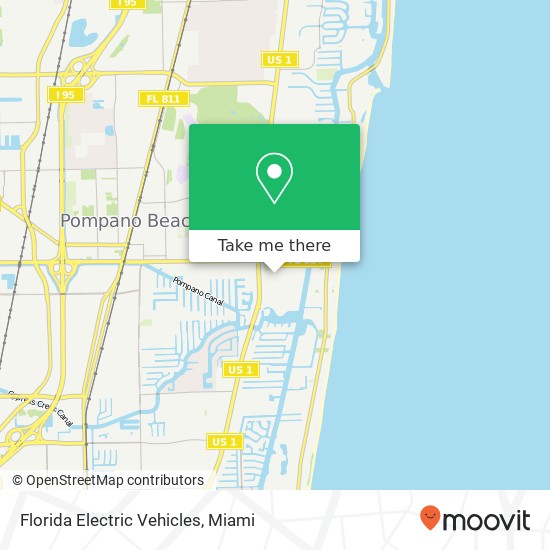 Florida Electric Vehicles map