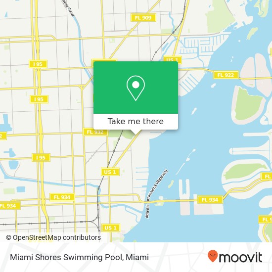 Mapa de Miami Shores Swimming Pool