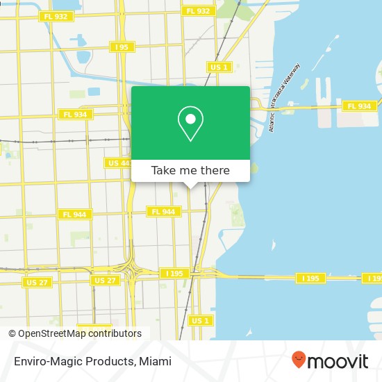 Enviro-Magic Products map