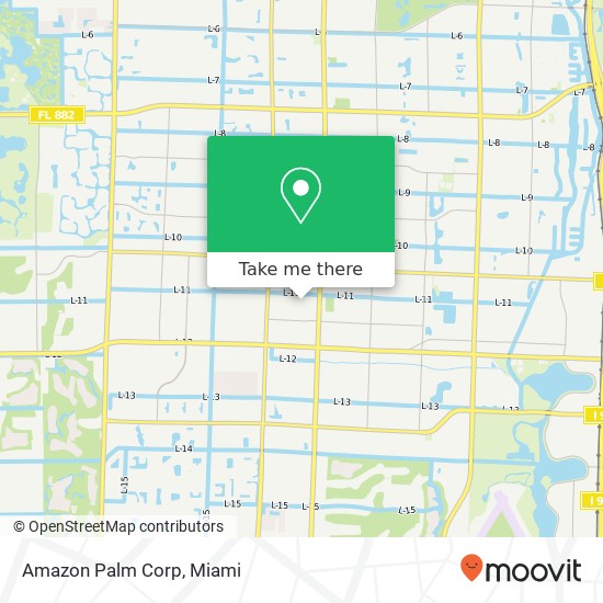 Amazon Palm Corp map