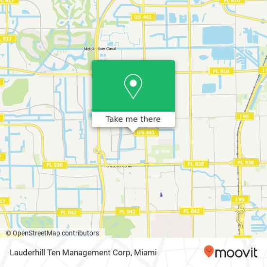 Mapa de Lauderhill Ten Management Corp