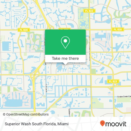 Superior Wash South Florida map