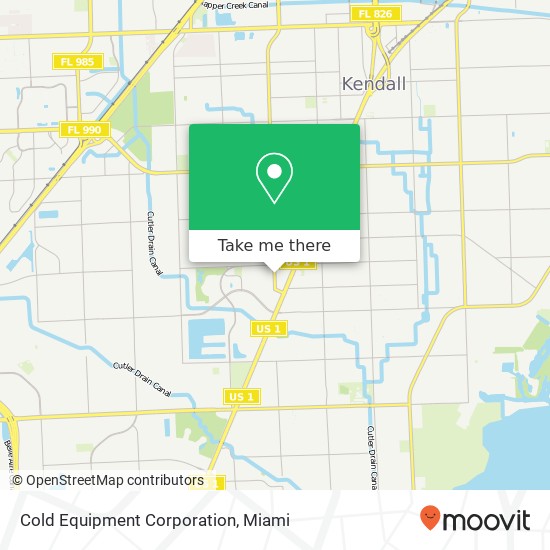 Cold Equipment Corporation map
