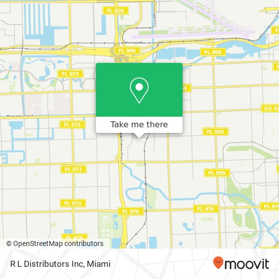 R L Distributors Inc map