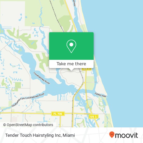 Tender Touch Hairstyling Inc map
