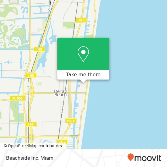 Beachside Inc map