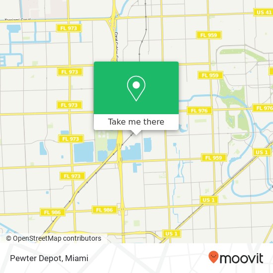Mapa de Pewter Depot