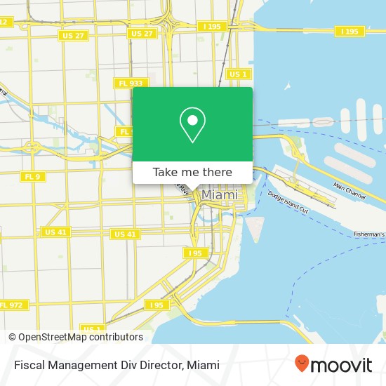 Fiscal Management Div Director map
