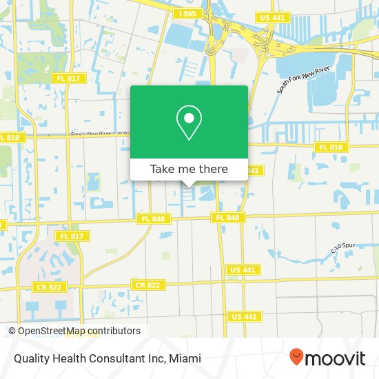 Quality Health Consultant Inc map