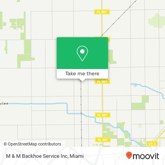 Mapa de M & M Backhoe Service Inc