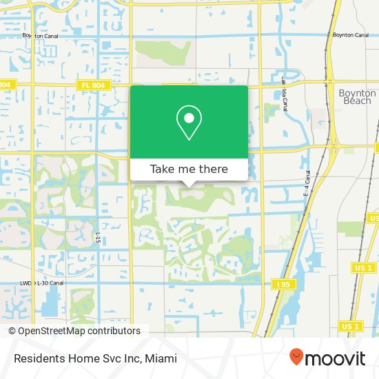 Residents Home Svc Inc map