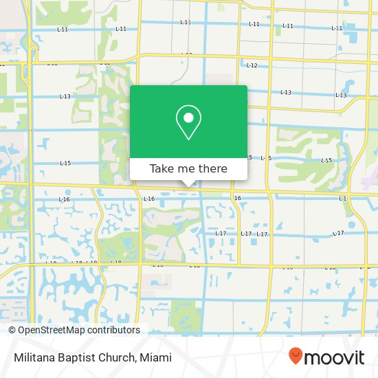 Mapa de Militana Baptist Church
