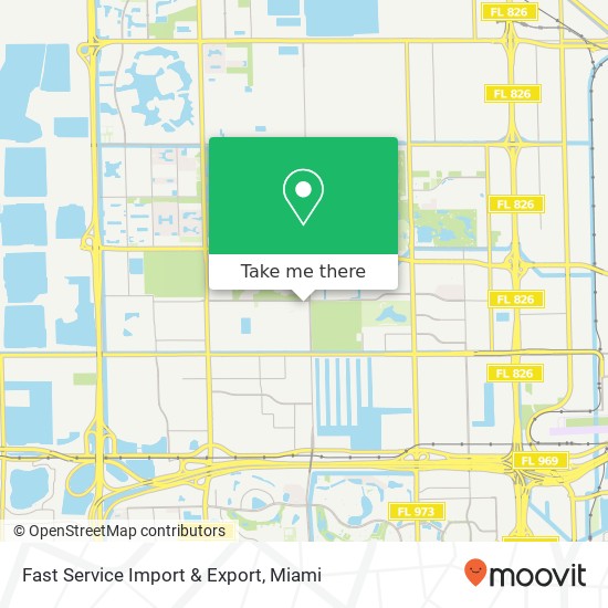 Mapa de Fast Service Import & Export