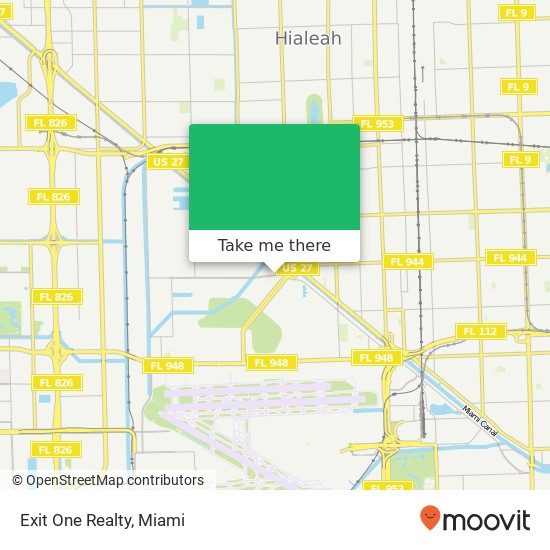 Exit One Realty map