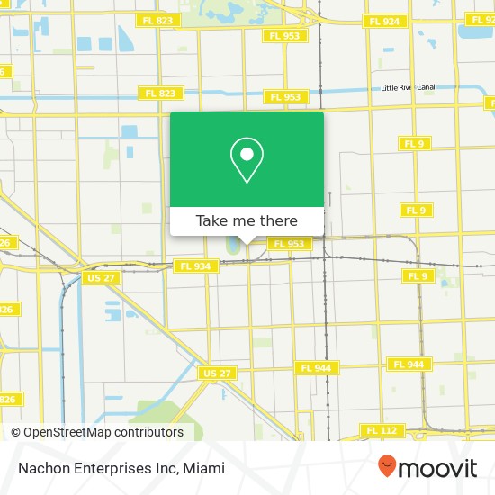 Nachon Enterprises Inc map