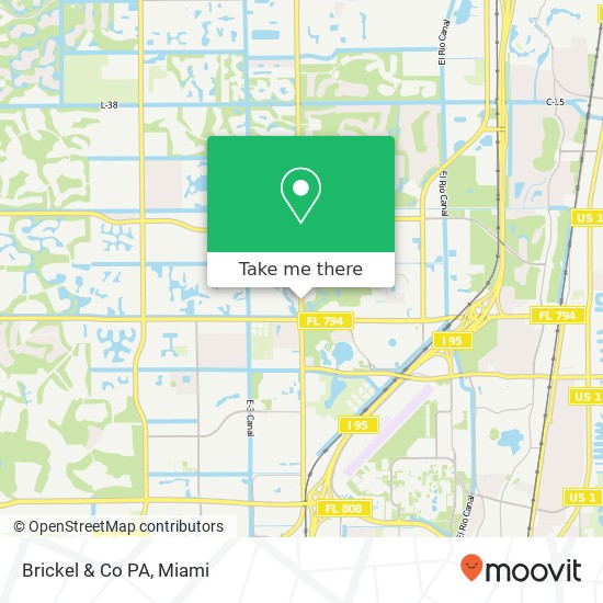 Mapa de Brickel & Co PA