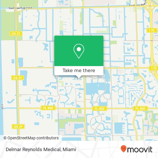 Mapa de Delmar Reynolds Medical