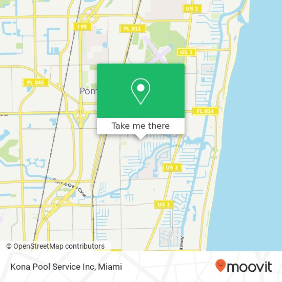 Kona Pool Service Inc map