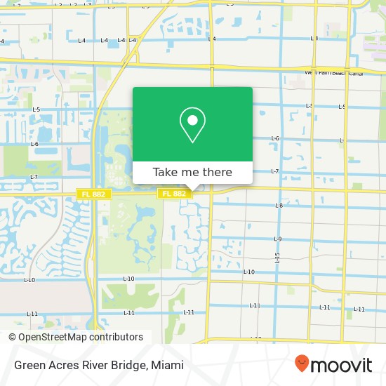 Green Acres River Bridge map