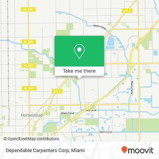 Dependable Carpenters Corp map