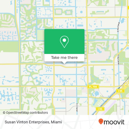 Mapa de Susan Vinton Enterprises
