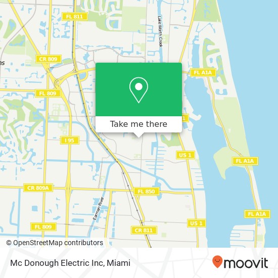 Mapa de Mc Donough Electric Inc