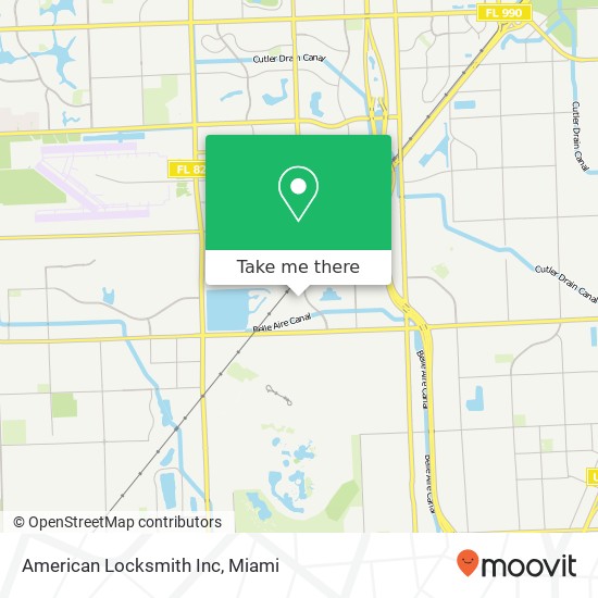 Mapa de American Locksmith Inc