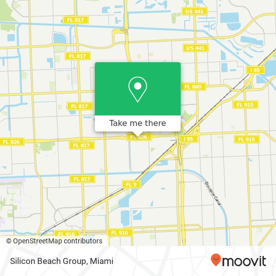 Mapa de Silicon Beach Group