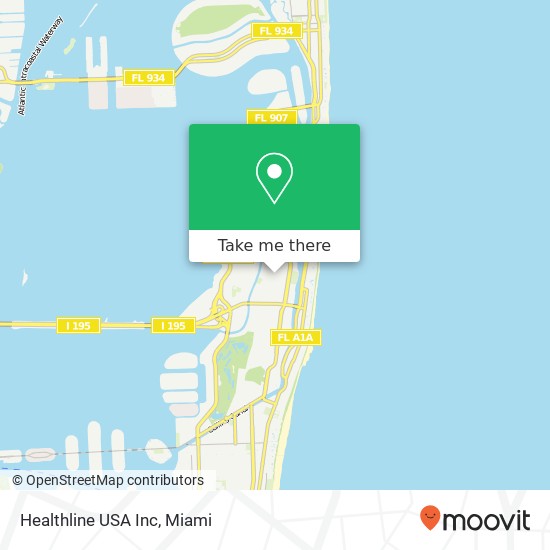 Healthline USA Inc map