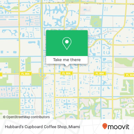 Hubbard's Cupboard Coffee Shop map