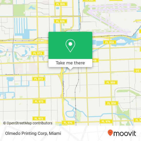 Mapa de Olmedo Printing Corp