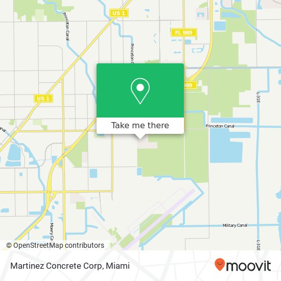 Martinez Concrete Corp map