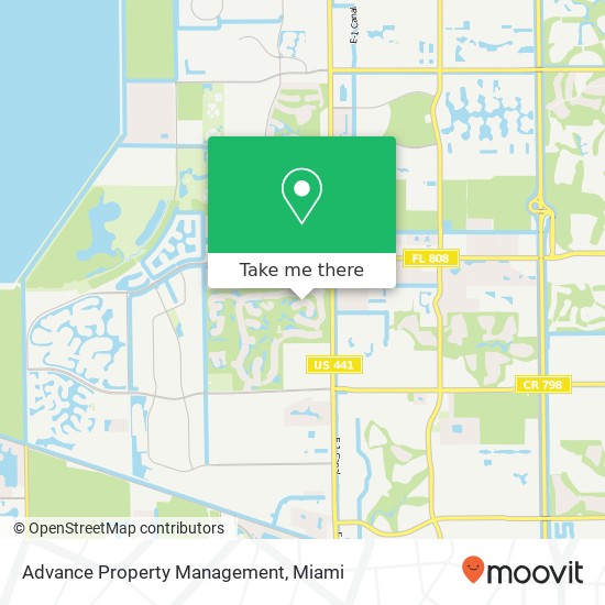 Mapa de Advance Property Management