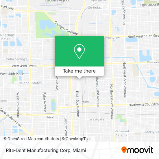 Rite-Dent Manufacturing Corp map