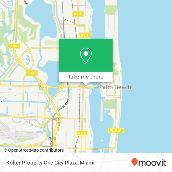 Kolter Property One City Plaza map