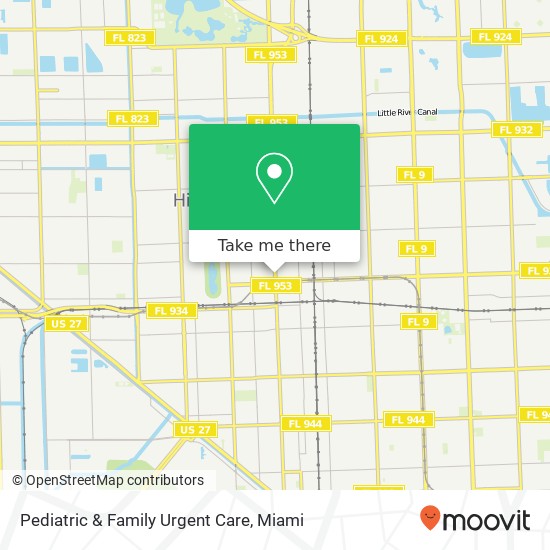 Mapa de Pediatric & Family Urgent Care