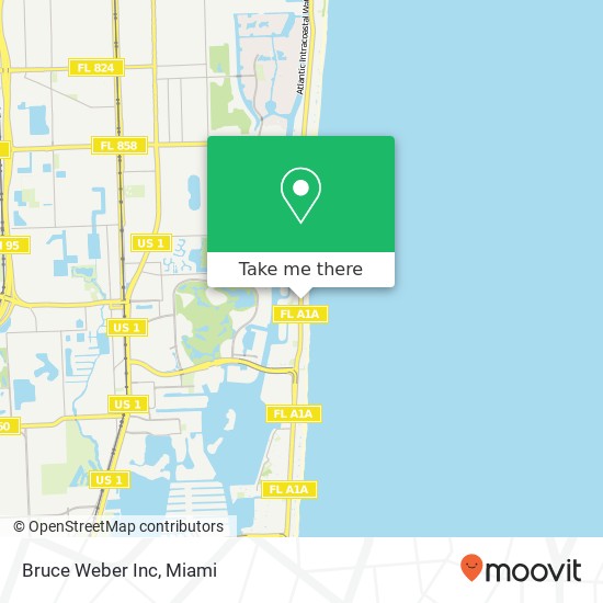 Bruce Weber Inc map