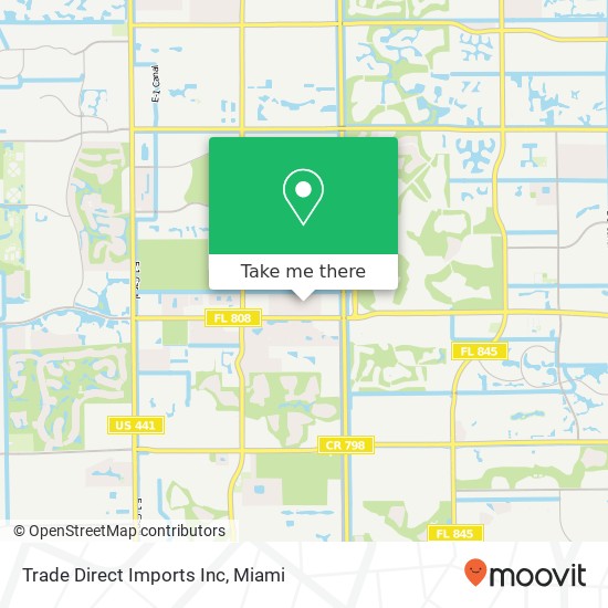 Mapa de Trade Direct Imports Inc