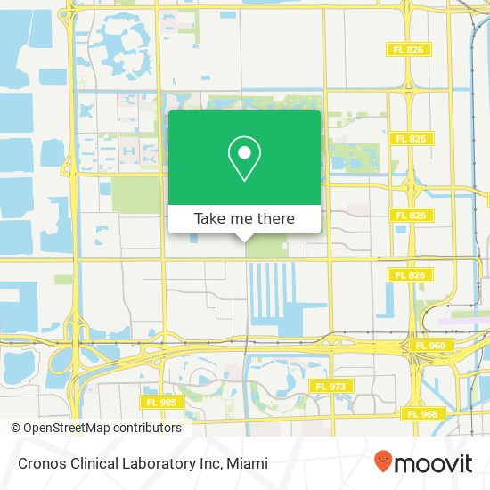 Cronos Clinical Laboratory Inc map