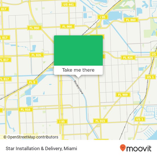 Star Installation & Delivery map