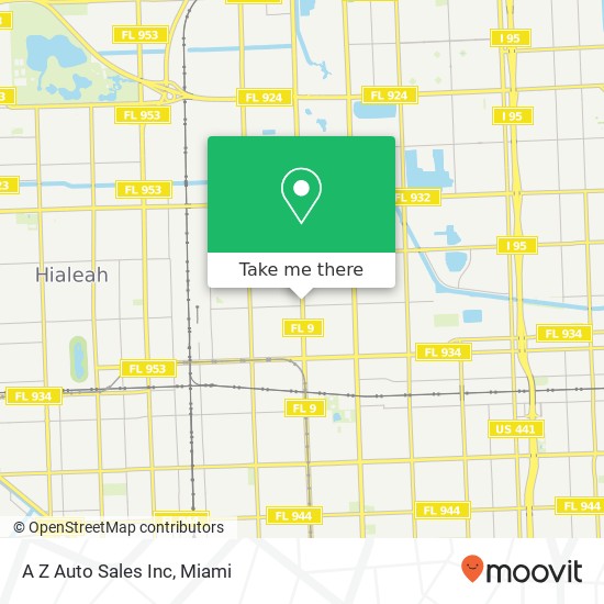 A Z Auto Sales Inc map