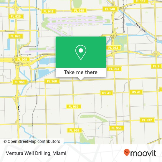 Ventura Well Drilling map