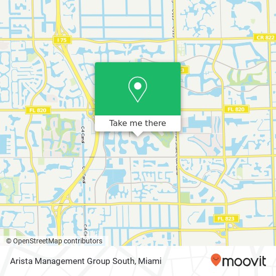 Mapa de Arista Management Group South