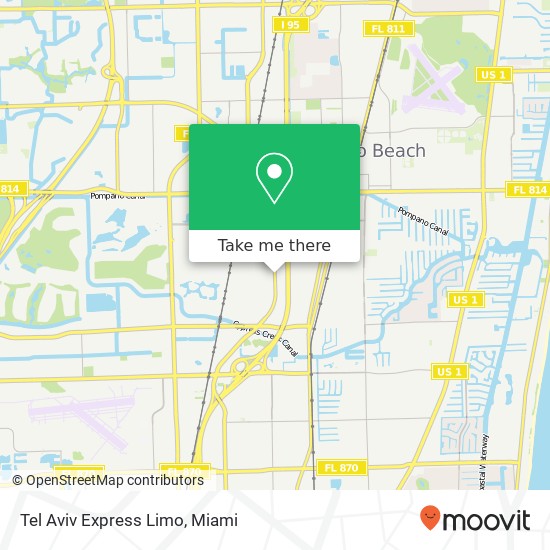 Tel Aviv Express Limo map